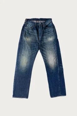 1344-0105 - "More Than Real" Wide Denim - Indigo Blue
