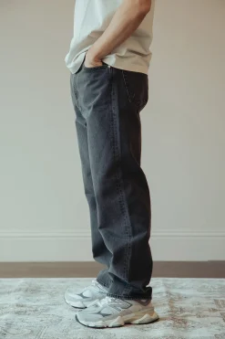 101 Dad's Fit Denim - Black Denim Stone