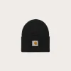 Acrylic Watch Hat - Black