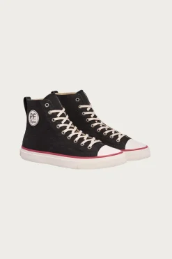 All-American Hi - Black/Crimson