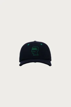 Batwing Logohead Flannel Hat - Navy