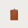 Bay Ray Zip Card Case - Cognac