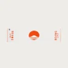 Beams Japan Logo Hand Towel - Orange