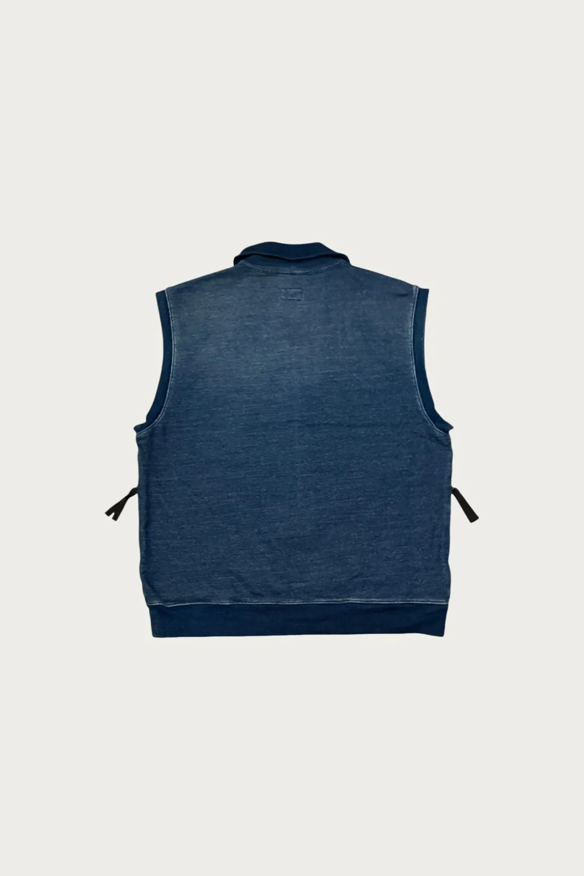 BOROxIDG SWT Half ZIP Vest - Indigo