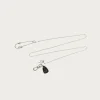 Brass Anchor Snood Chain - Silver