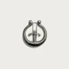 Brass x Silver Money Clip - Cross