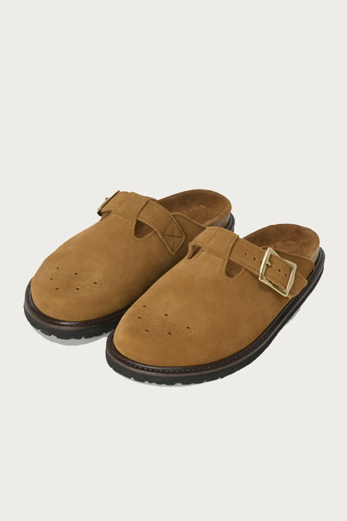Buggs Seude Clog - Camel