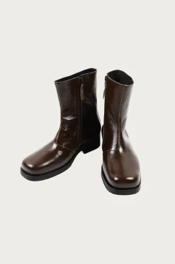 Camion Boots - Olive Leather