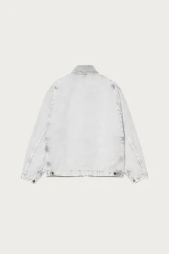 Chalk Wash OG Detroit Jacket - Black/Black