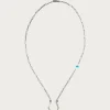 Coin Horseshoe and Turquoise Necklace