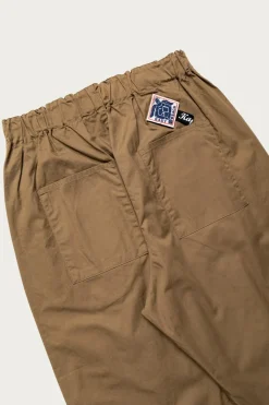 Combed Burberry Cotton EASY-BEACH-GO Pants - Beige