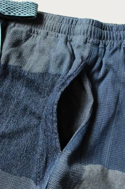 Cotton Linen TUGIHAGI EASY Pants - Navy