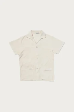Cotton Pile Beach Shirt - Ecru
