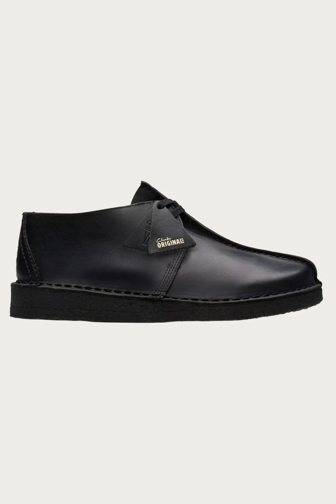 Desert Trek - Black Smooth Leather