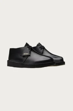 Desert Trek - Black Smooth Leather