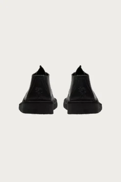 Desert Trek - Black Smooth Leather