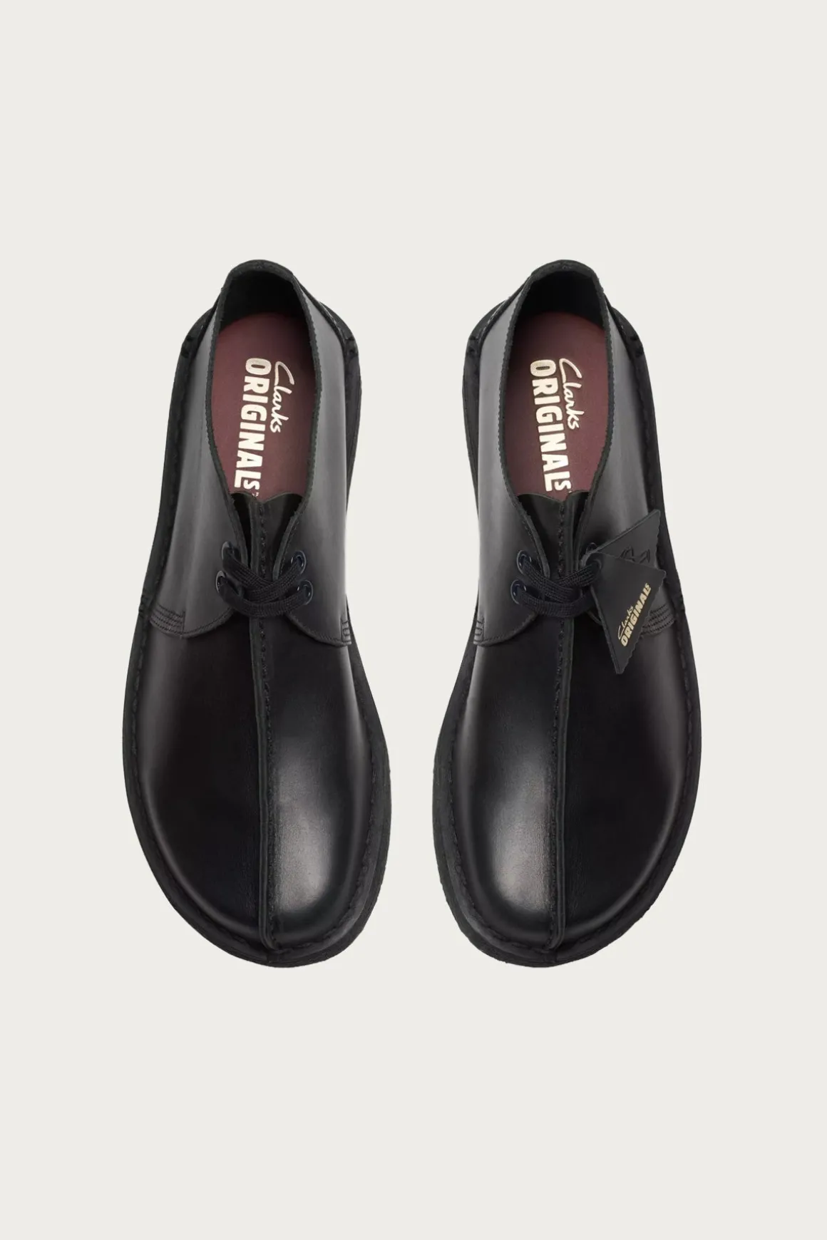 Desert Trek - Black Smooth Leather