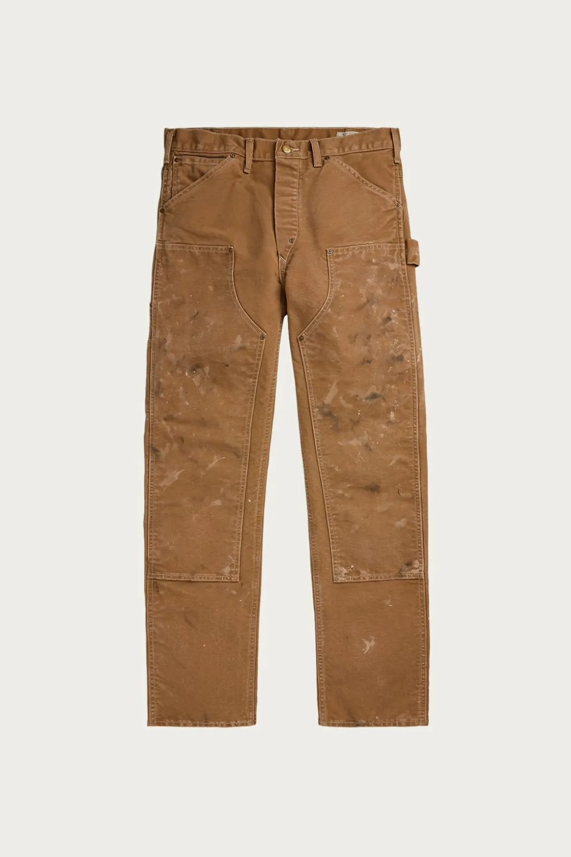 Engineer Fit Distressed Carpenter Pant - Khaki