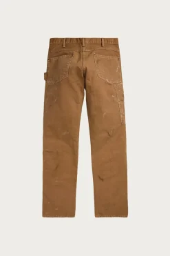 Engineer Fit Distressed Carpenter Pant - Khaki