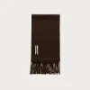 Estate Scarf - Espresso Double Wool