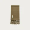 Estate Scarf - Olive Double Wool