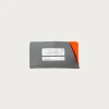 Face Mask Sleeve - Light Gray/Orange