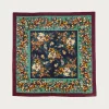 Fastcolor Selvedge Bandanna (NADESHIKO-Champetre) - Burgundy