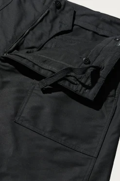 Fatigue Pant - Black Cotton Double Cloth
