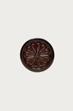 Flower Roof Tile Incense Holder - Earth