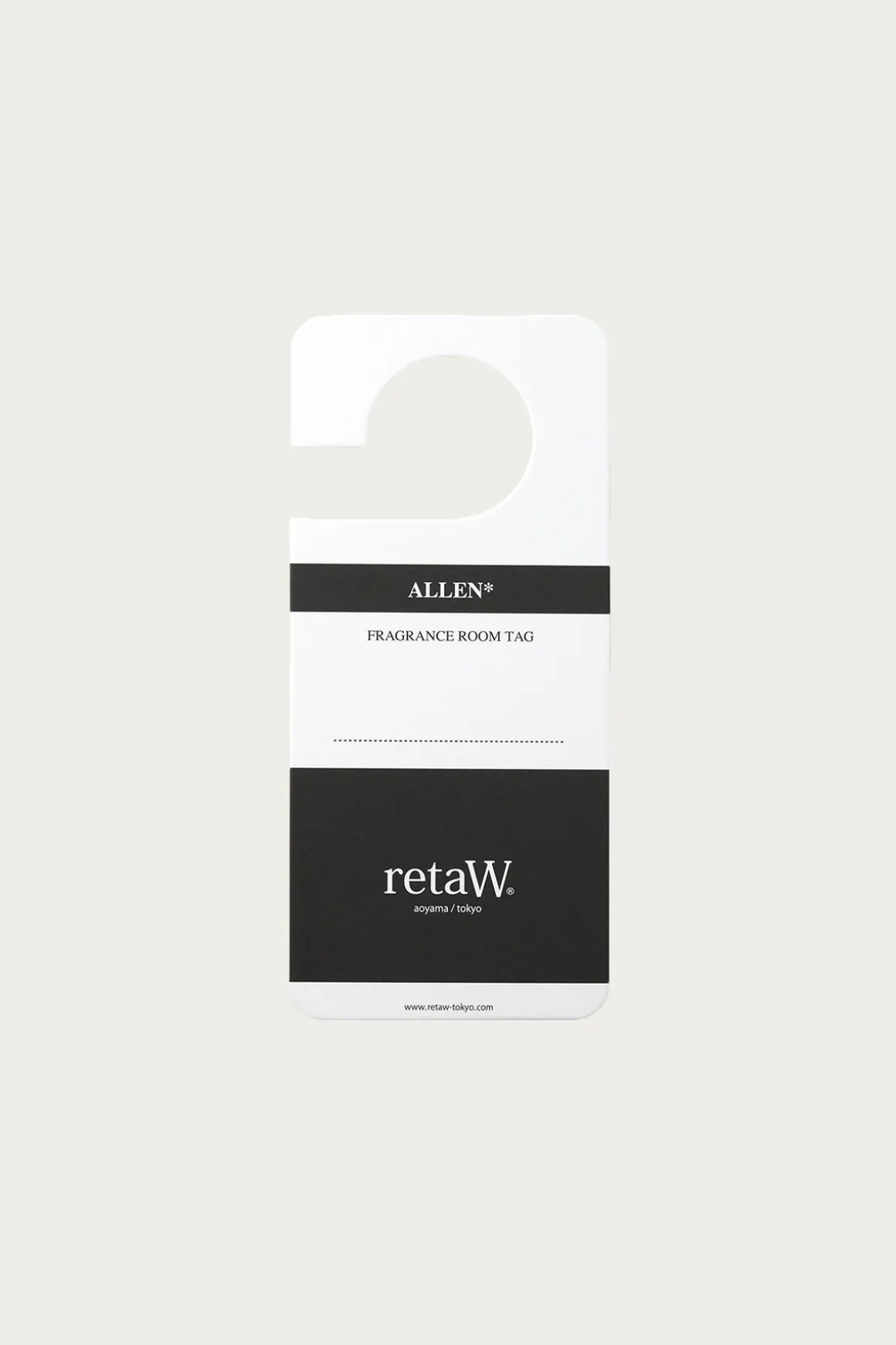 Fragrance Room Tag - Allen