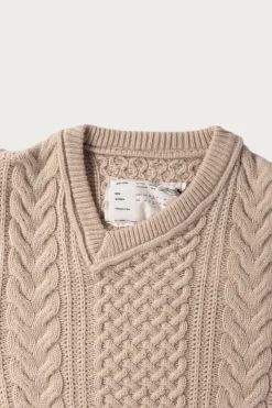 Frankenstein Cable Knit - Natural Off-White
