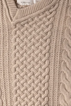 Frankenstein Cable Knit - Natural Off-White