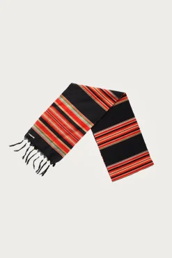 Fringe Stole (PECOS Stripe) - Black