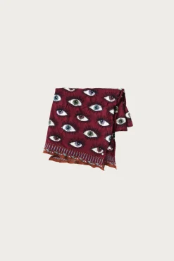 Fulling Wool Blanket SPEAKEASY (Colorful) - Wine