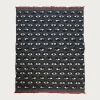 Fulling Wool Blanket SPEAKEASY (Colorful) - Charcoal