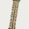 Fulling Wool HAPPY Scarf BIRD TREE - Beige