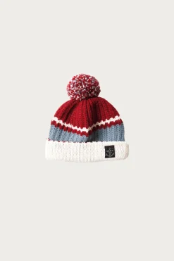 3G Wool Cable Knit Cap - Engine Red