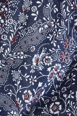Gyan Bandana Trucker Jacket - Navy