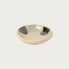 Hamadagama Round Plate - White/Olive