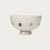 Hamadagama x fennica Ceramic Bowl - Blue/Brown Dots