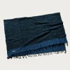 Handloomed Recycled Yarn Rug - Blue