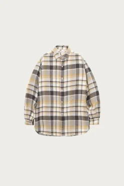 Heavy Flannel Shirt - Grey