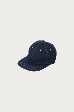 Herringbone 6Panel Cap - Indigo