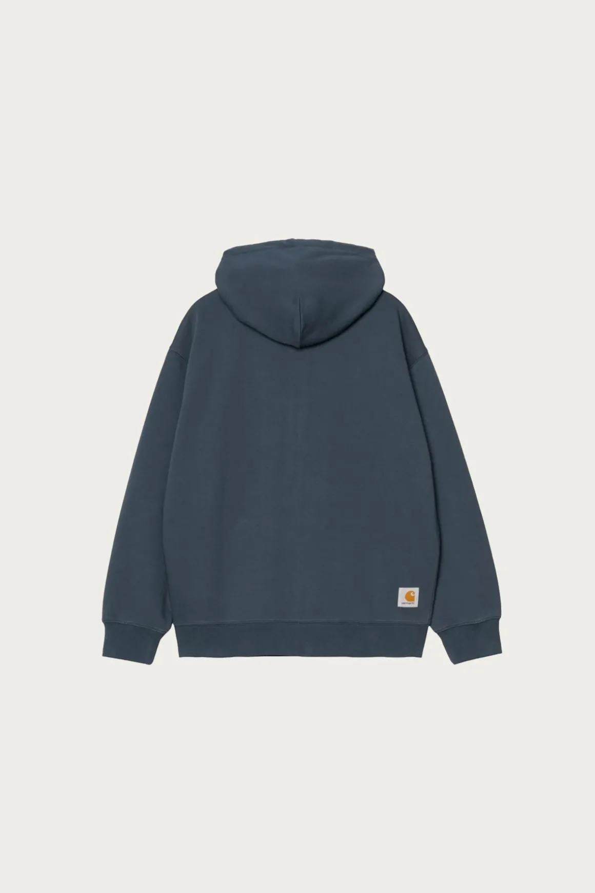 Hooded WIP Sweat Jacket - Dusky Blue Stone Washed