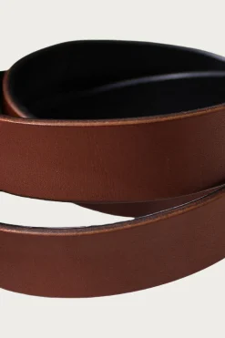 Leather DD Buckle Belt - Brown