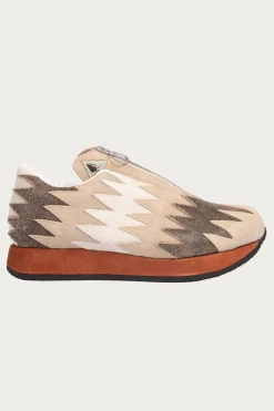 Leather NAVAJO Spallow Sneaker - Beige