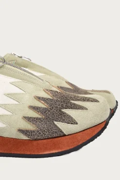 Leather NAVAJO Spallow Sneaker - Mint