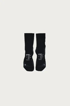 Merino Nylon Tube Socks - Black