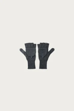 Mitten - Charcoal Merino Wool