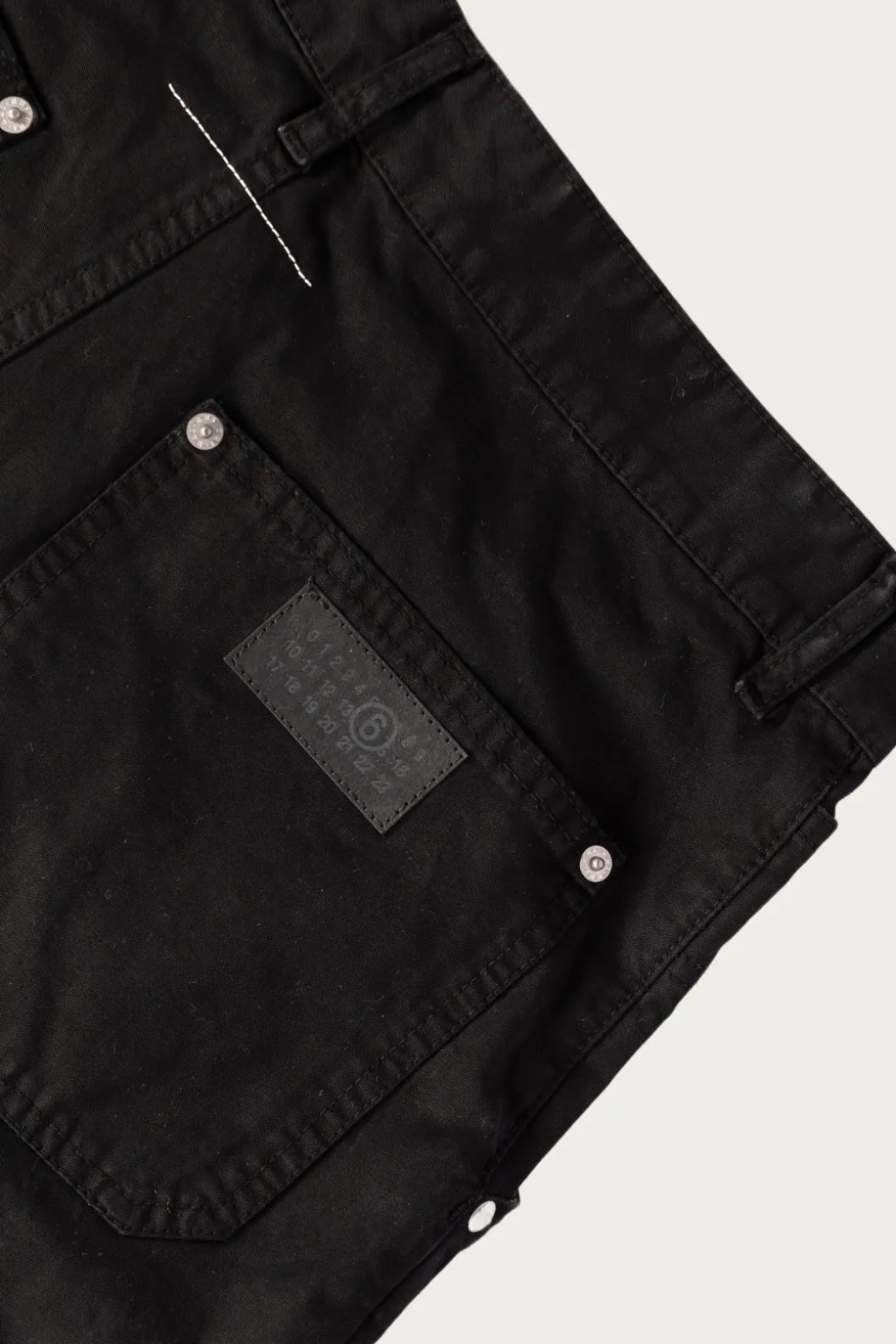 MM6 Double Knee Trousers - Black